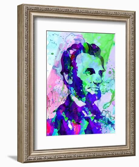 Lincoln Watercolor-Anna Malkin-Framed Art Print