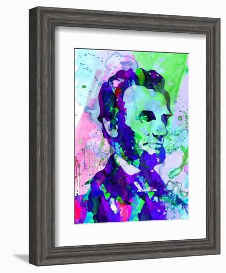 Lincoln Watercolor-Anna Malkin-Framed Art Print