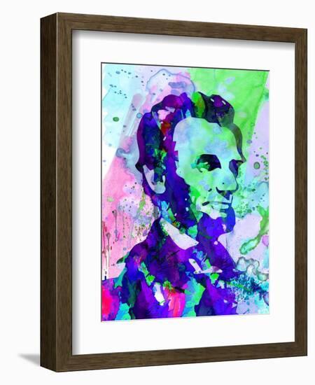 Lincoln Watercolor-Anna Malkin-Framed Art Print