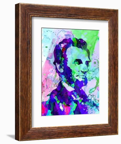 Lincoln Watercolor-Anna Malkin-Framed Art Print