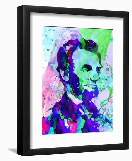 Lincoln Watercolor-Anna Malkin-Framed Art Print