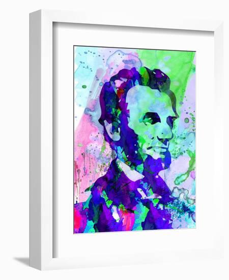 Lincoln Watercolor-Anna Malkin-Framed Art Print