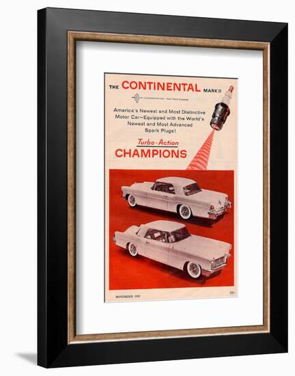 Lincoln1956 Continental Markii-null-Framed Art Print