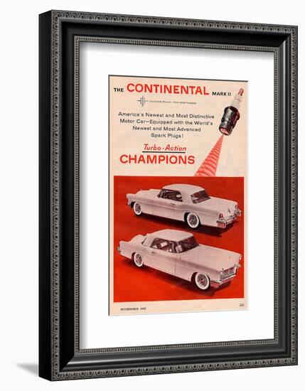 Lincoln1956 Continental Markii-null-Framed Art Print