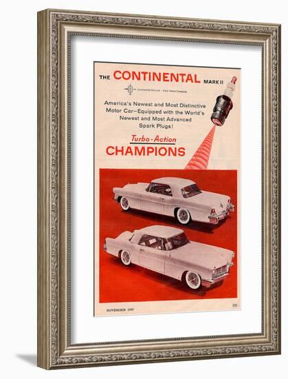 Lincoln1956 Continental Markii-null-Framed Art Print