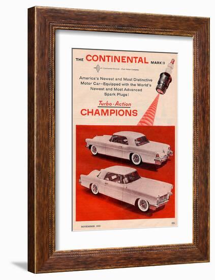 Lincoln1956 Continental Markii-null-Framed Art Print