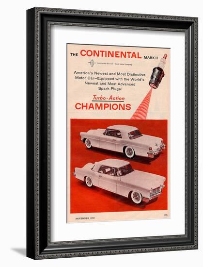 Lincoln1956 Continental Markii-null-Framed Art Print