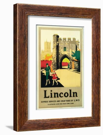 Lincoln-null-Framed Art Print