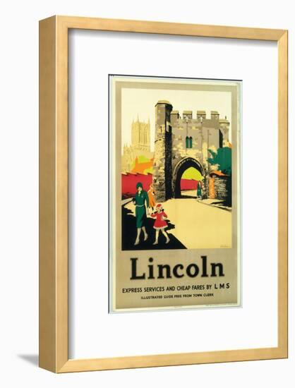 Lincoln-null-Framed Art Print