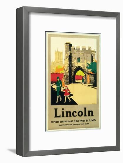 Lincoln-null-Framed Art Print