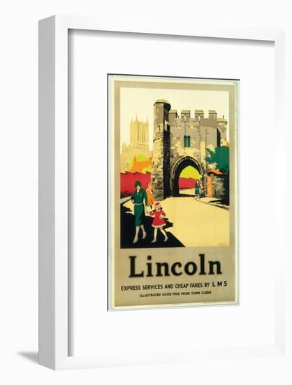 Lincoln-null-Framed Art Print