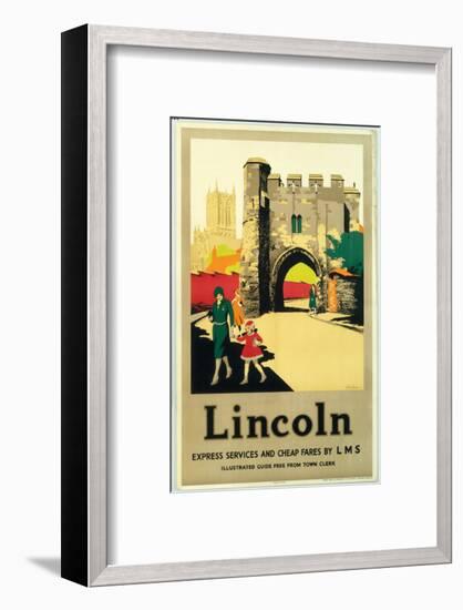 Lincoln-null-Framed Art Print