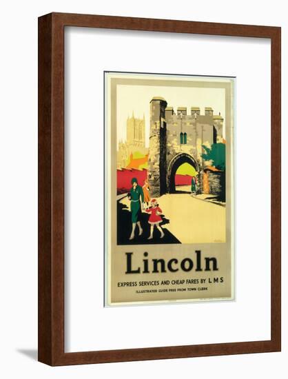 Lincoln-null-Framed Art Print