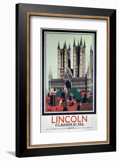 Lincoln-null-Framed Art Print