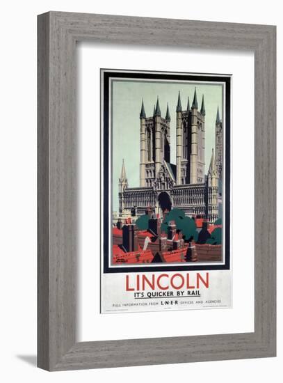 Lincoln-null-Framed Art Print