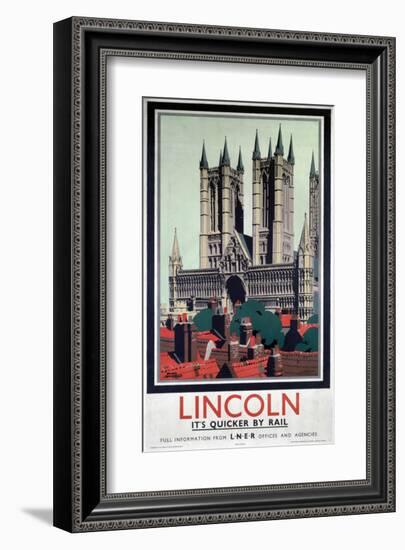 Lincoln-null-Framed Art Print