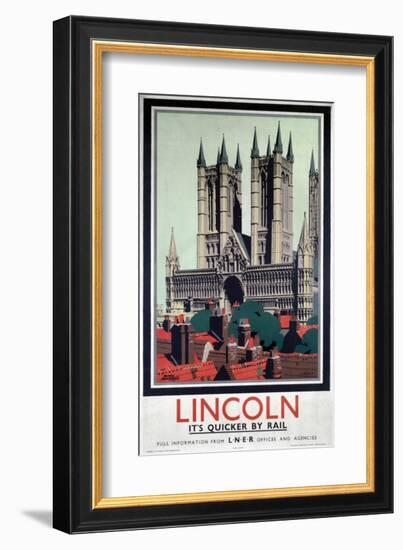 Lincoln-null-Framed Art Print