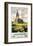 Lincolnshire Farmers and Church-null-Framed Art Print