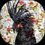 Flowers in stream-Linda Arthurs-Giclee Print