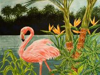 Tropical Flamingo I-Linda Baliko-Art Print