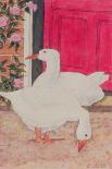 Ducks by the Open Door-Linda Benton-Giclee Print