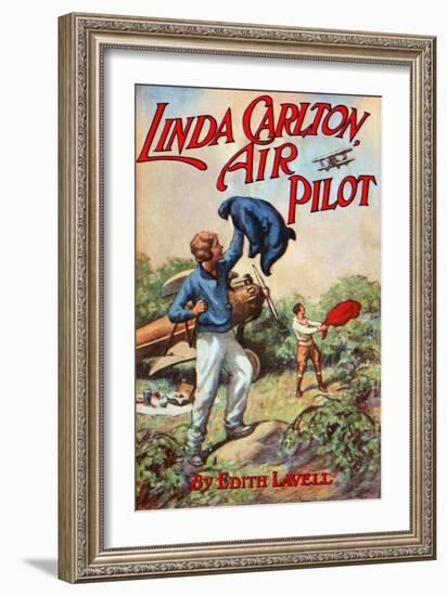 Linda Carlton Air Pilot-null-Framed Art Print