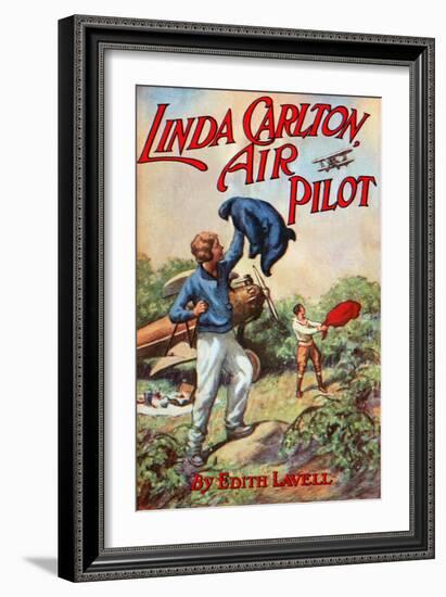 Linda Carlton Air Pilot-null-Framed Art Print