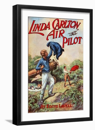 Linda Carlton Air Pilot-null-Framed Art Print