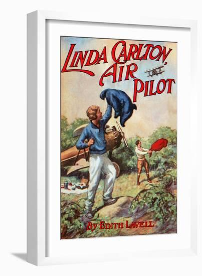 Linda Carlton Air Pilot-null-Framed Art Print