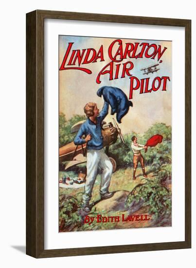 Linda Carlton Air Pilot-null-Framed Premium Giclee Print