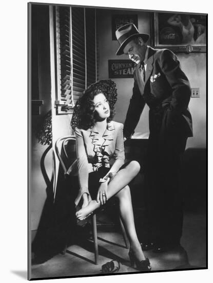 Linda Darnell, Charles Bickford, Fallen Angel, 1945-null-Mounted Photographic Print