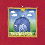 Elephants-Linda Edwards-Giclee Print