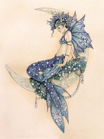 Mermaid Moon' Giclee Print - Linda Ravenscroft | Art.com Mermaid Moon' Giclee Print - Linda Ravenscroft | Art.com
