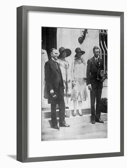 Lindbergh, White House-null-Framed Photographic Print