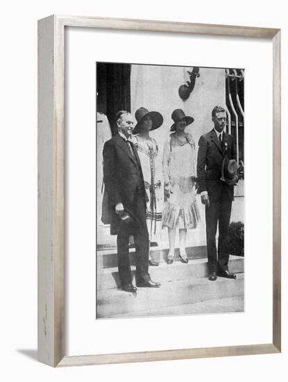 Lindbergh, White House-null-Framed Photographic Print