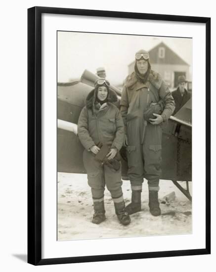 Lindberghs at New York-null-Framed Photographic Print