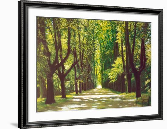 Lindenallee-Andreas Scholz-Framed Art Print