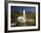 Linderhof Castle with Fountain in Pond and Alps Behind, Bavaria, Germany, Europe-Richard Nebesky-Framed Photographic Print