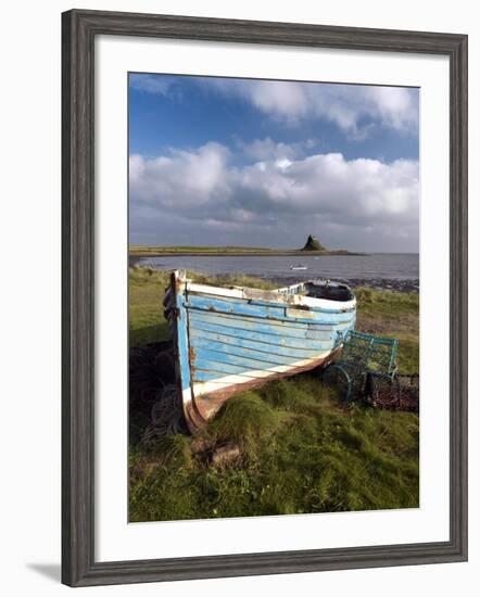 Lindisfarne Castle, Holy Island, Northumberland, England, UK-Lee Frost-Framed Photographic Print