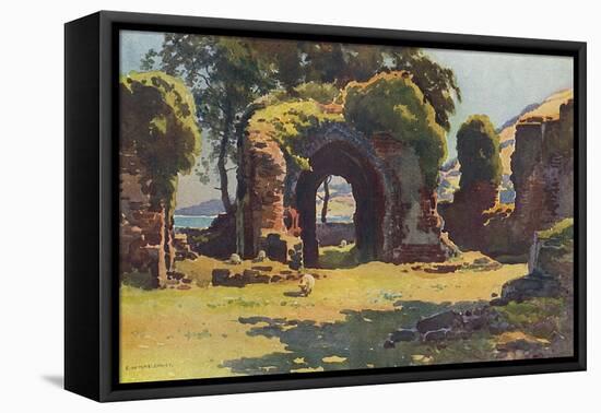 Lindores Abbey, Scotland-EW Haslehust-Framed Stretched Canvas