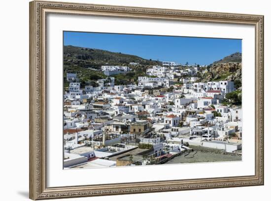Lindos, Rhodes, Dodecanese Islands, Greek Islands, Greece, Europe-Michael Runkel-Framed Photographic Print