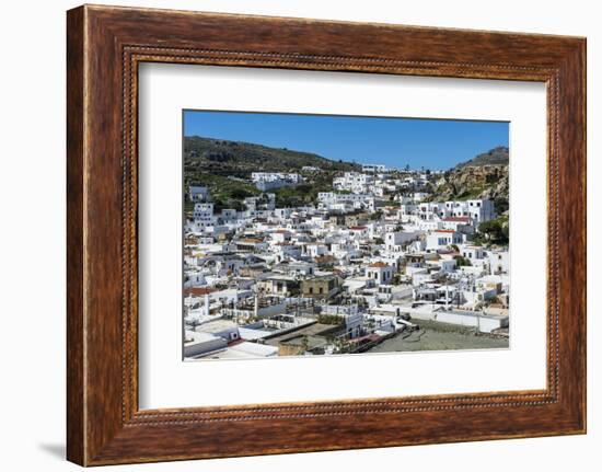 Lindos, Rhodes, Dodecanese Islands, Greek Islands, Greece, Europe-Michael Runkel-Framed Photographic Print