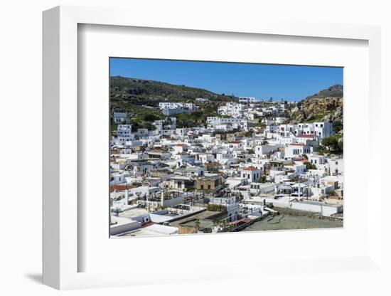 Lindos, Rhodes, Dodecanese Islands, Greek Islands, Greece, Europe-Michael Runkel-Framed Photographic Print