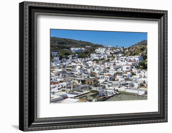 Lindos, Rhodes, Dodecanese Islands, Greek Islands, Greece, Europe-Michael Runkel-Framed Photographic Print