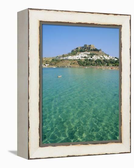 Lindos, Rhodes, Greece-Fraser Hall-Framed Premier Image Canvas