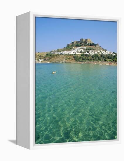 Lindos, Rhodes, Greece-Fraser Hall-Framed Premier Image Canvas