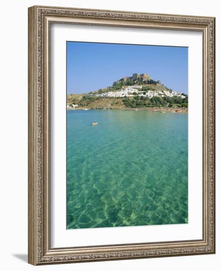 Lindos, Rhodes, Greece-Fraser Hall-Framed Photographic Print