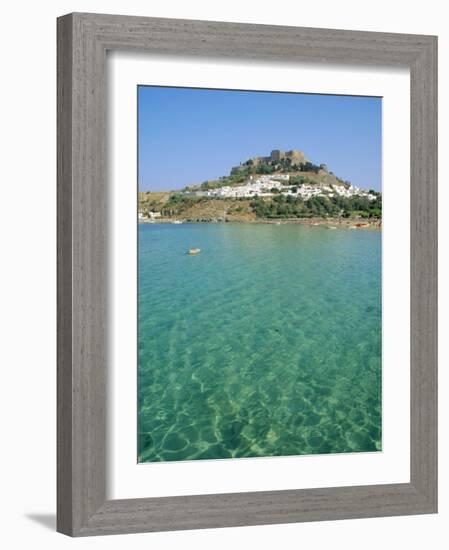 Lindos, Rhodes, Greece-Fraser Hall-Framed Photographic Print
