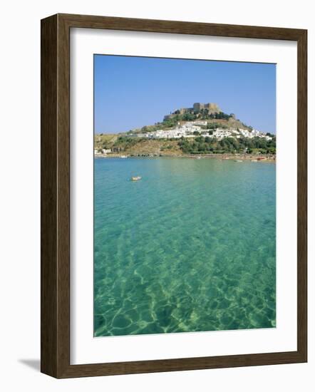 Lindos, Rhodes, Greece-Fraser Hall-Framed Photographic Print