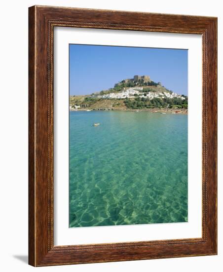 Lindos, Rhodes, Greece-Fraser Hall-Framed Photographic Print